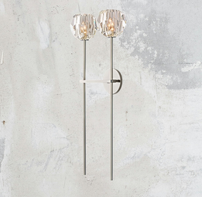 Belle Crystal Double Wall Sconce