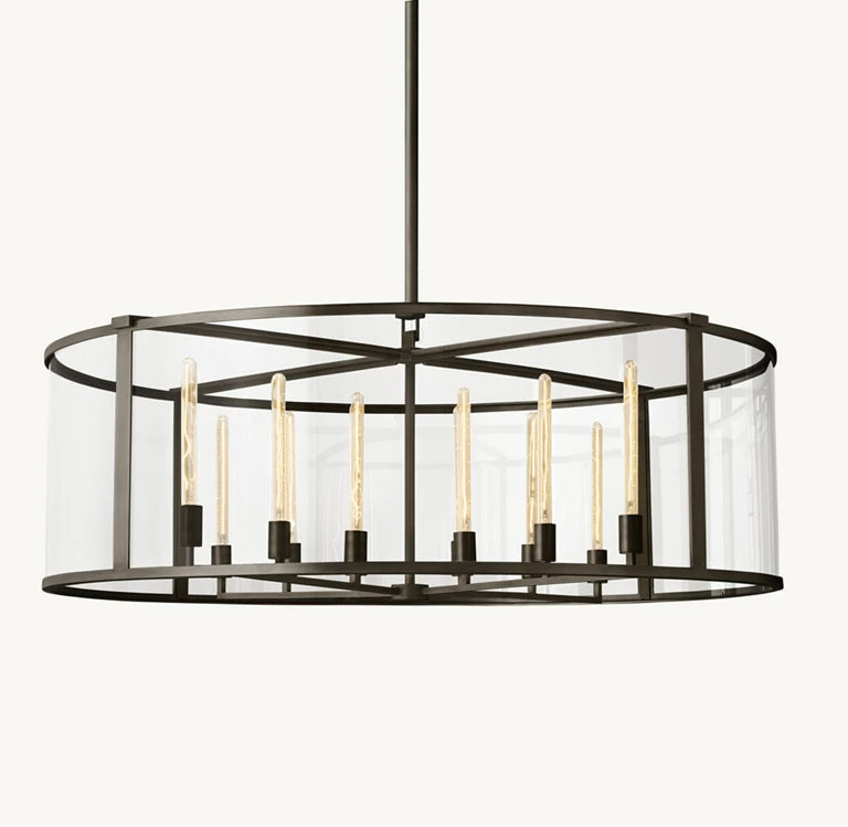 Michael Dell Round Chandelier 33" 44" 55"