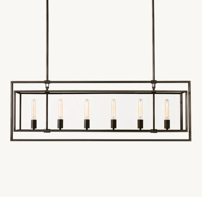 Michael Dell Rectangular Chandelier