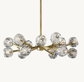 Belle Round Chandelier Clear and Smoke 24'' 36'' 48'' 60'' 72''