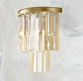 Odeo Crystal Multi-Tier Wall Sconce