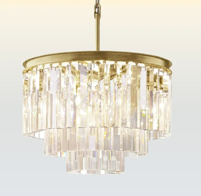 Odeon Round Chandelier For Living Room Dining Room 20" 32" 44"