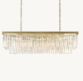 Odeon Rectangular Chandelier For Living Room Dining Room