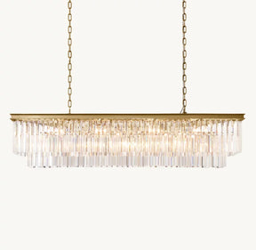 Odeon Rectangular Chandelier For Living Room Dining Room