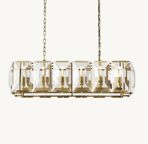 Harlow Crystal Rectangular Chandelier 42" 55" 62" 74"