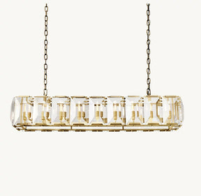 Harlow Crystal Rectangular Chandelier 42" 55" 62" 74"