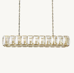 Harlow Crystal Rectangular Chandelier 42" 55" 62" 74"