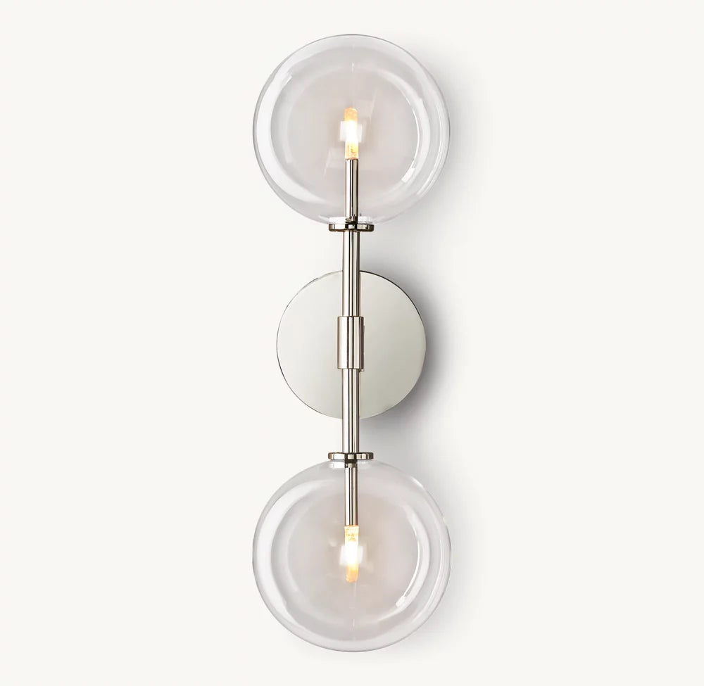 Globe Glass Linear Sconce