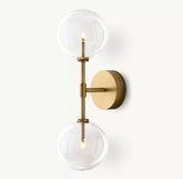 Globe Glass Linear Sconce