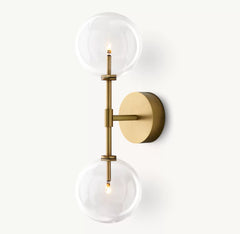 Globe Glass Linear Sconce