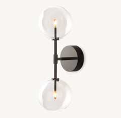 Globe Glass Linear Sconce