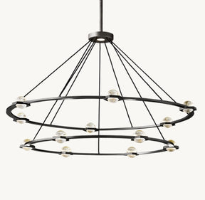 ECLATANT Crystal Round Chandelier 36'' 48'' 60''