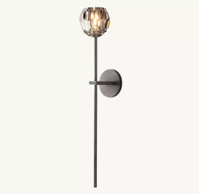 Belle De Crystal Single Ball Wall Sconce