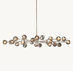 Belle Round Chandelier Clear and Smoke 24'' 36'' 48'' 60'' 72''