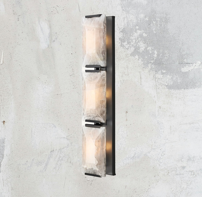 Harlow De Calcite Triple Wall Sconce