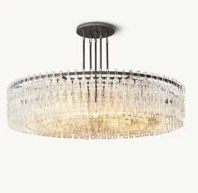 Marignac Crystal Chain Round Chandelier 36" 48'' 60''