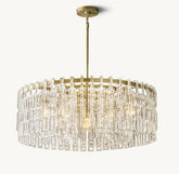 Marignac Crystal Chain Round Chandelier 36" 48'' 60''