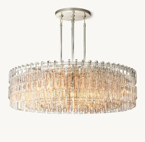 Marignac Crystal Chain Round Chandelier 36" 48'' 60''