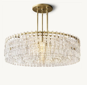 Marignac Crystal Chain Round Chandelier 36" 48'' 60''