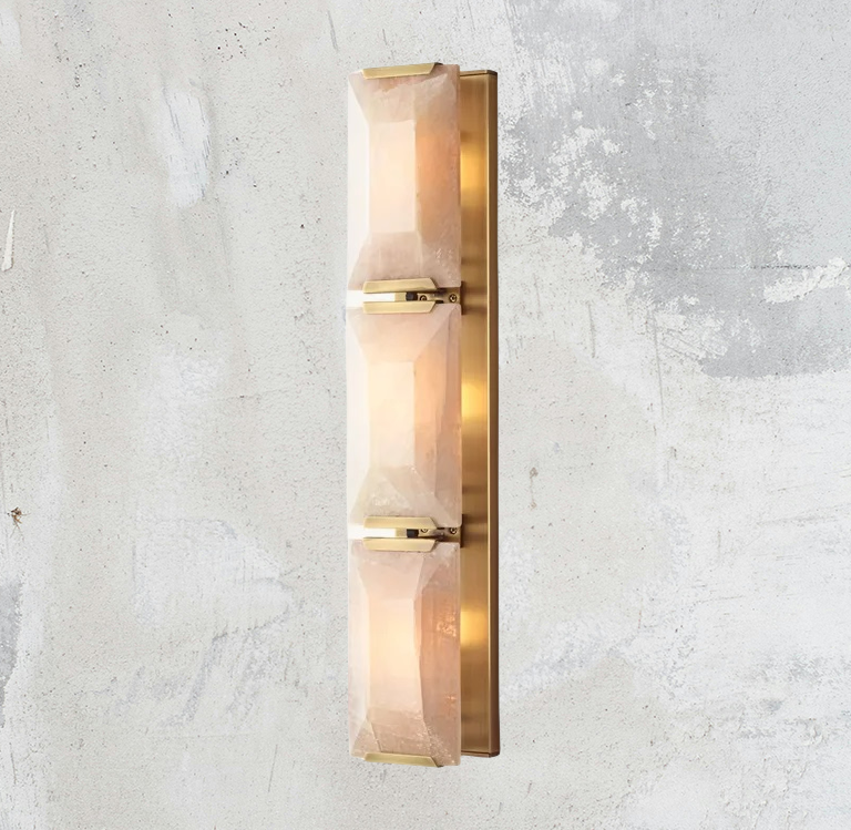 Harlow De Calcite Triple Wall Sconce