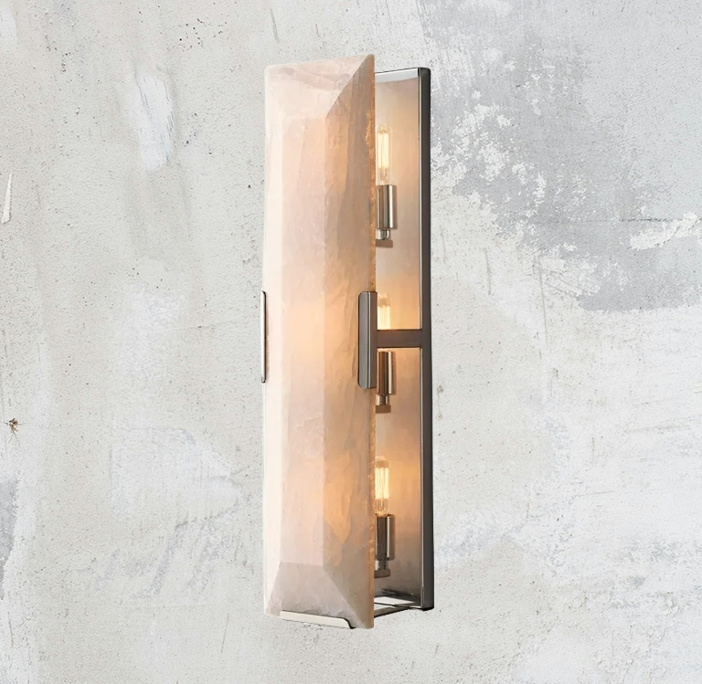 Harlow De Calcite Linear Sconce 31"H