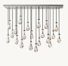 Raindrop Linear Chandelier 72"