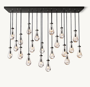 Raindrop Linear Chandelier 72"