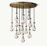 Raindrop Round Chandelier 36''