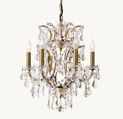 Roococo Round crystal chandelier 18" 28" 33" 40" 60" 101"