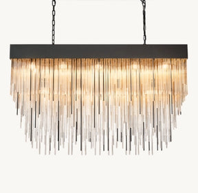 Cascade Square & Rectangular Chandelier D 20'' 30'' 54''