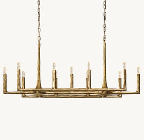 Leonard Dendritic Chandelier & Pendant For Living Room Dining Room 54" 72" 96"