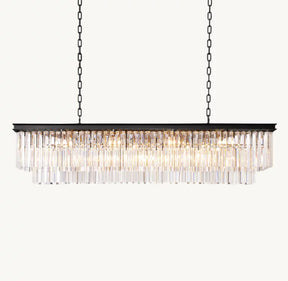 Odeon Rectangular Chandelier For Living Room Dining Room