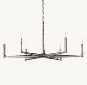 Leonard Dendritic Chandelier Round For Living Room Dining Room 36" 48" 60" 72"