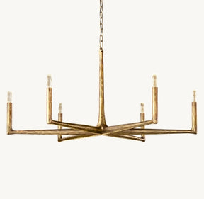 Leonard Dendritic Chandelier Round For Living Room Dining Room 36" 48" 60" 72"