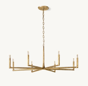 Leonard Dendritic Chandelier Round For Living Room Dining Room 36" 48" 60" 72"