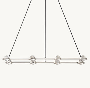 ECLATANT Crystal Rectangular Chandelier 54'' 72''