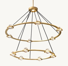 ECLATANT Crystal Round Chandelier 36'' 48'' 60''