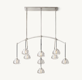 Hemisphere Linear Chandelier 54'' 72''