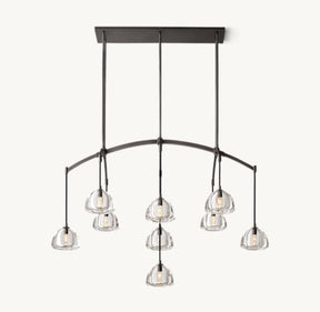 Hemisphere Linear Chandelier 54'' 72''