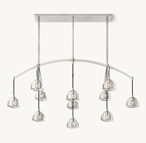 Hemisphere Linear Chandelier 54'' 72''