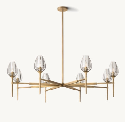 Tulip Round chandelier 27'' 42'' 54''