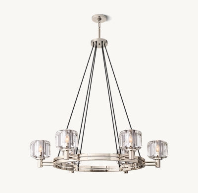 Demaret Round Chandelier 36'' 48'' 60''