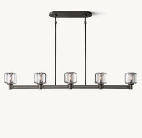 Demaret Double and Single Linear Chandelier 54'' 72''