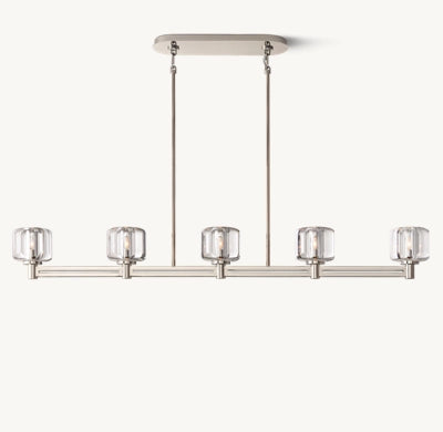 Demaret Double and Single Linear Chandelier 54'' 72''