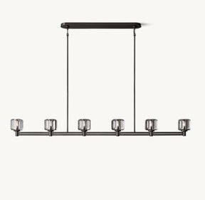 Demaret Double and Single Linear Chandelier 54'' 72''