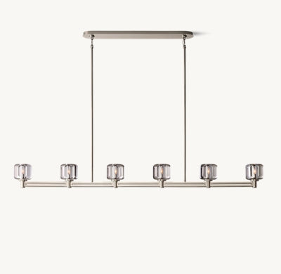 Demaret Double and Single Linear Chandelier 54'' 72''