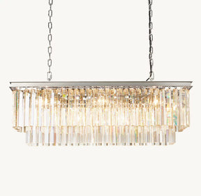 Odeon Rectangular Chandelier For Living Room Dining Room