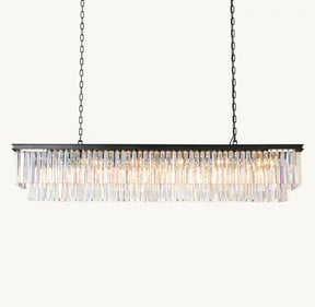 Odeon Rectangular Chandelier For Living Room Dining Room