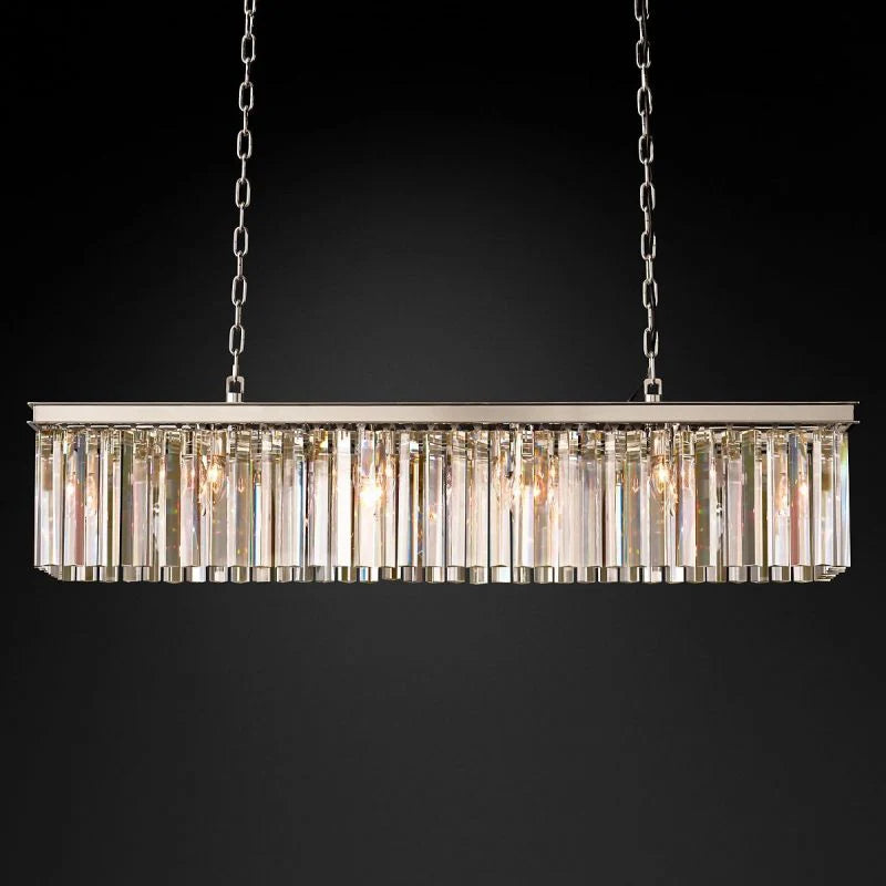 Odeon Rectangular Chandelier For Living Room Dining Room