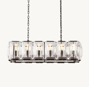 Harlow Crystal Rectangular Chandelier 42" 55" 62" 74"